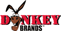 The logo of donkey brands