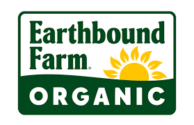 The logo of earthbound farm - organic