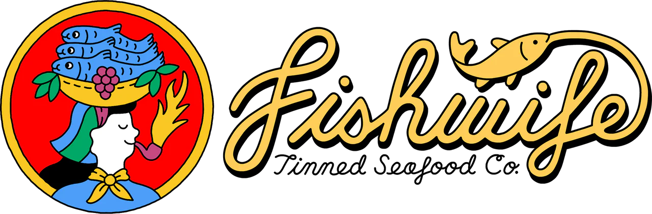 The logo of fishwife - tinned seafood co