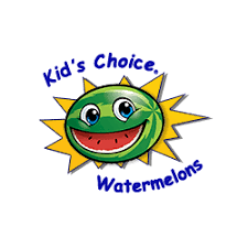 The logo of kids choice watermelons