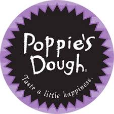 The logo of poppies dough - taste a little happiness