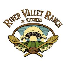 The logo of river valley ranch and kitchens