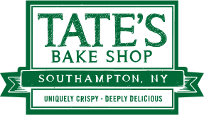 The logo of Tates bake shop southampton